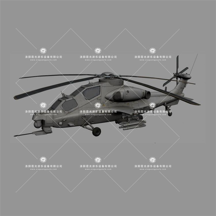 奉节武装直升机3D模型